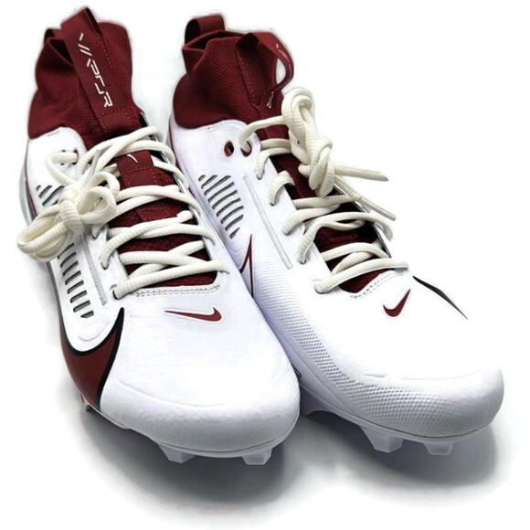 Nike Vapor Edge Pro 360 2 TB Cleats White Team Crimson Mens Size 11 NWB - Picture 2 of 16